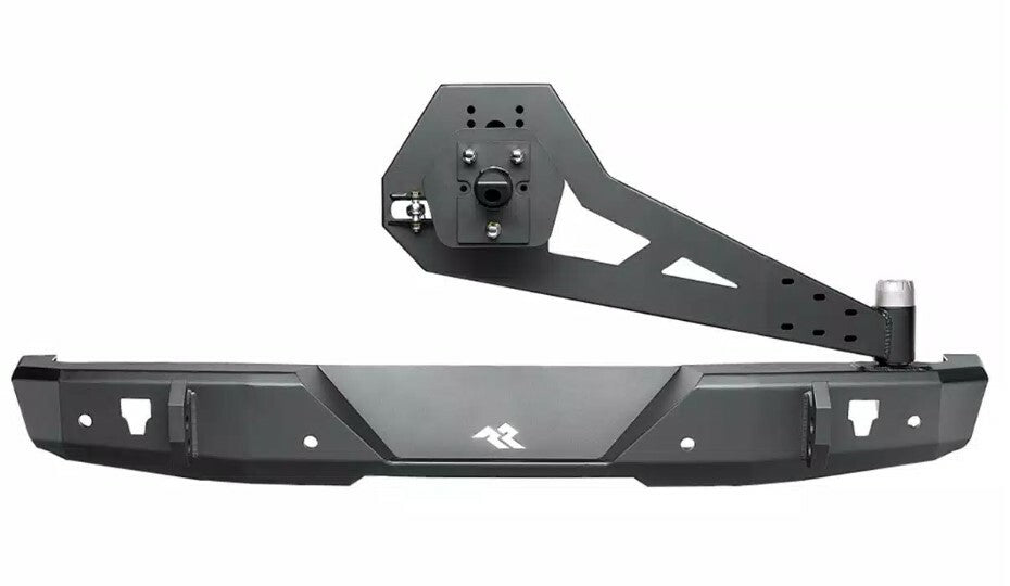 Rugged Ridge - HD BUMPER, REAR W/ SWINGOUT;BLACK;JEEP - 11540.39