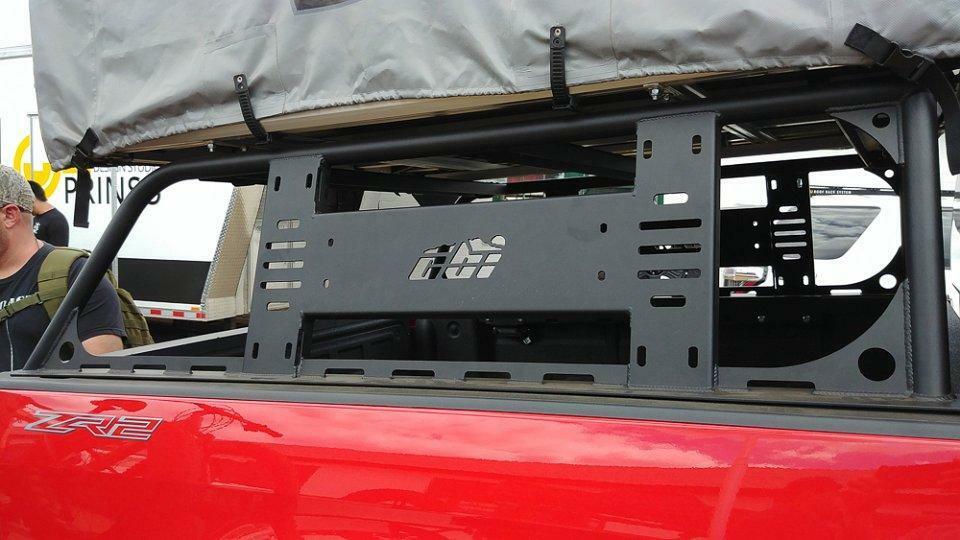CBI - Chevy Colorado Overland Bed Rack / Long Bed / Powder Coated Black - 500-000-018-006