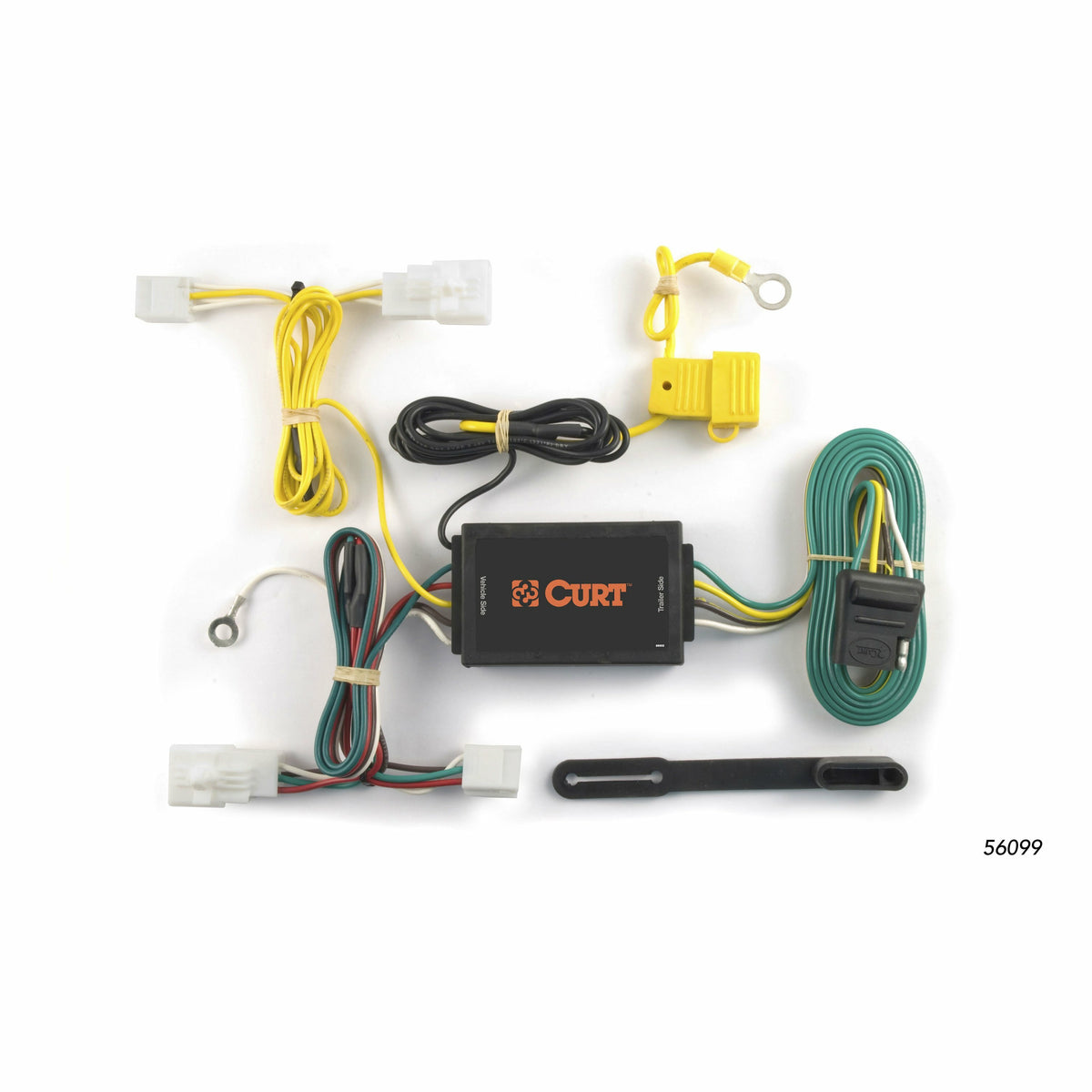 Curt - Custom Wiring Harness, 4-Way Flat Output, Select Lexus HS250h, CT200h - 56099