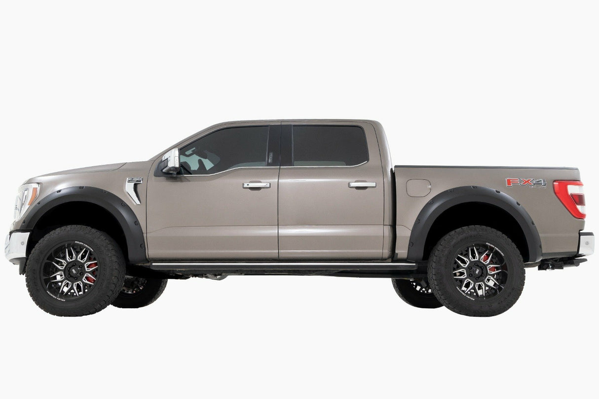 Rough Country - Pocket Fender Flares - D1 Stone Gray - Ford F-150 2WD/4WD (2021-2024) - F-F20911B-D1