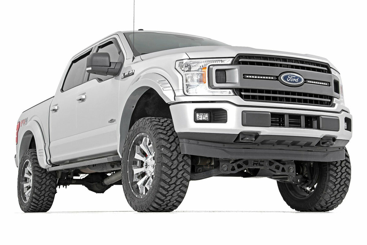 Rough Country - Fender Flares - SF1 - N1 Blue Jeans - Ford F-150 2WD/4WD (2015-2017) - F-F315110-N1