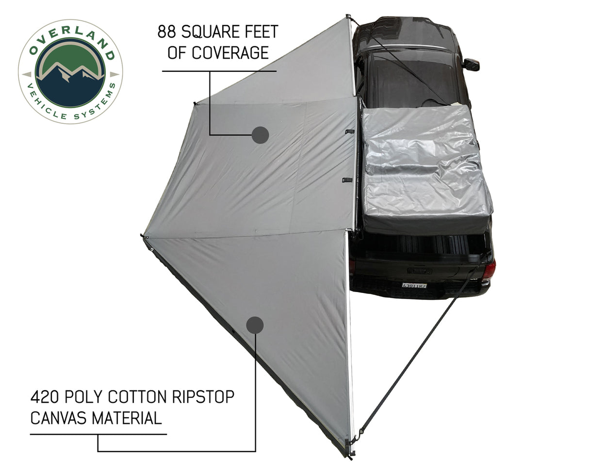 Overland Vehicle Systems - Freestanding 180 Degree Awnings For Mid - High Roofline Vans - 19609908