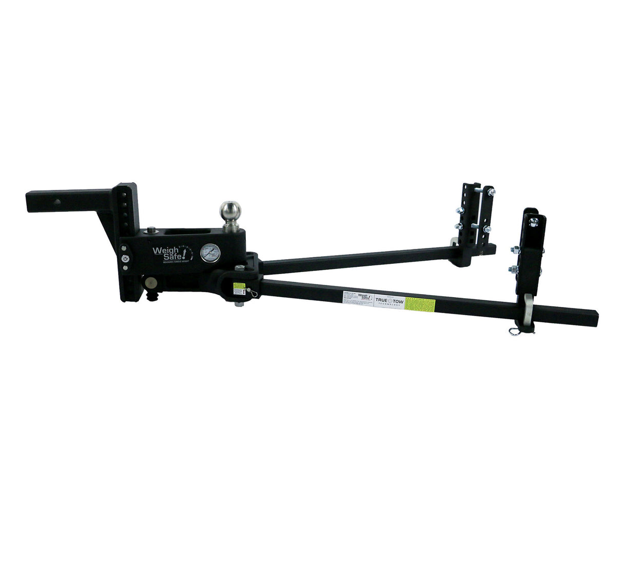 Weigh Safe - Weight Distribution System with Tongue Weight Gauge. 8" Drop 2" Shank
