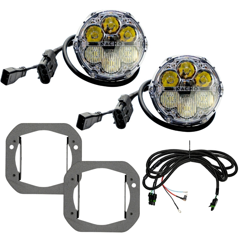 Nacho Offroad Technology - JL/JT Fog Multi Beam 3 pc bumper KIT AMB - V3JW2KASM