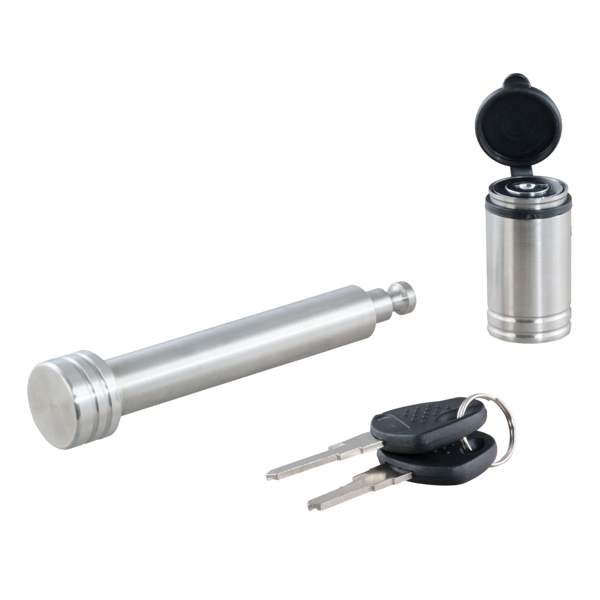 Curt - 5/8" Hitch Lock (2" or 2-1/2" Receiver, Barbell, Stainless) - 23519