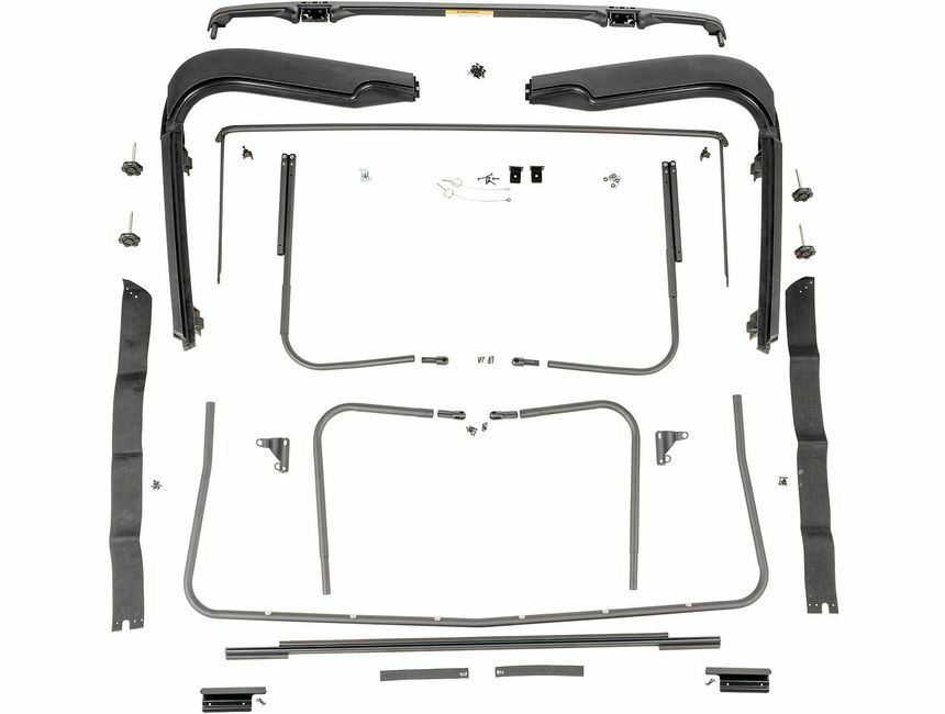 Rugged Ridge - Rugged Ridge 13510.03 Factory Soft Top Hardware - 13510.03
