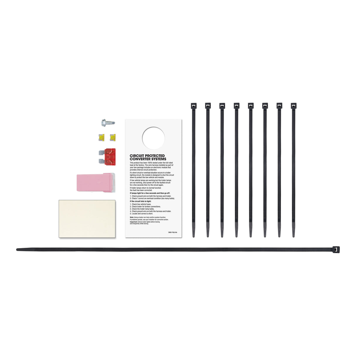 Curt - Custom 7-Way RV Blade, Select Honda Pilot, Passport, OEM Tow Package Required - 56421