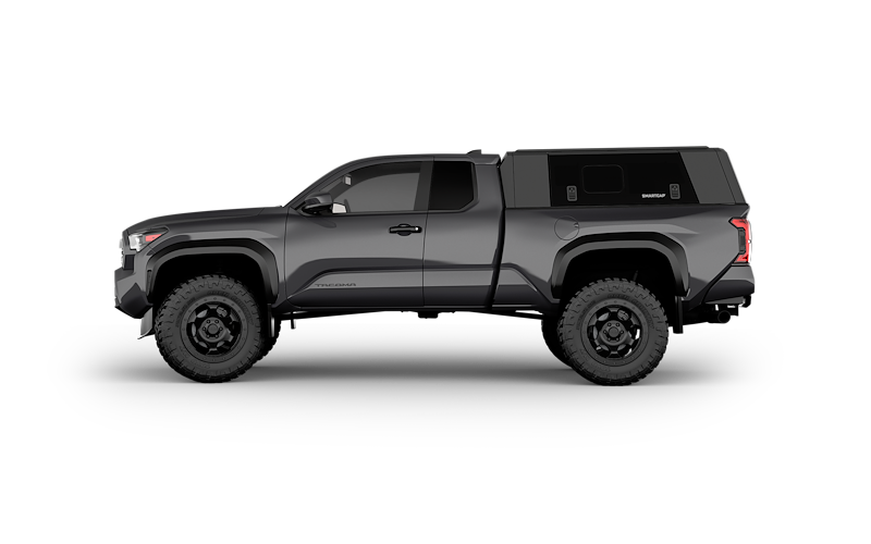 RSI Smartcap - Tacoma Truck Bed Cap SmartCapEVO Sport Matte Black For 24-Present Toyota Tacoma 6 Foot Standard Bed - EV1313-MB