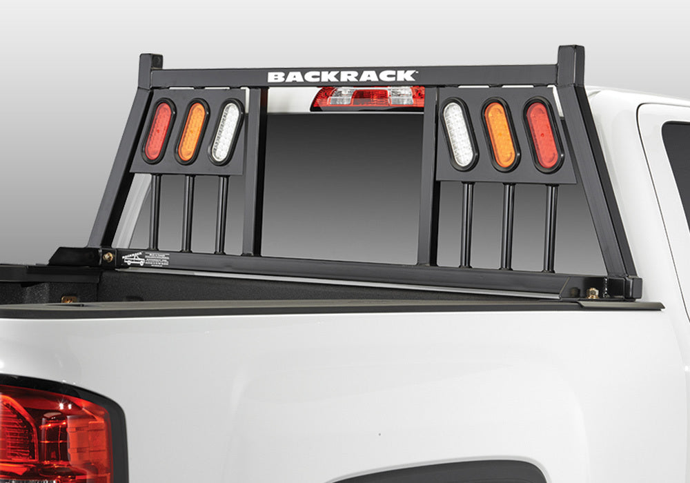Backrack BRK148TL THREE LIGHT Silverado/Sierra/F150/Titan/Tundra/Dodge/Ram w/o RamBox; Excl Lights