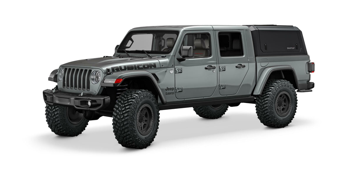 RSI SmartCap - Gladiator Truck Bed Cap SmartCapEVOa Adventure Matte Black 20-Up Jeep Gladiator 5 Foot Short Bed SmartCap - EA0601-MB
