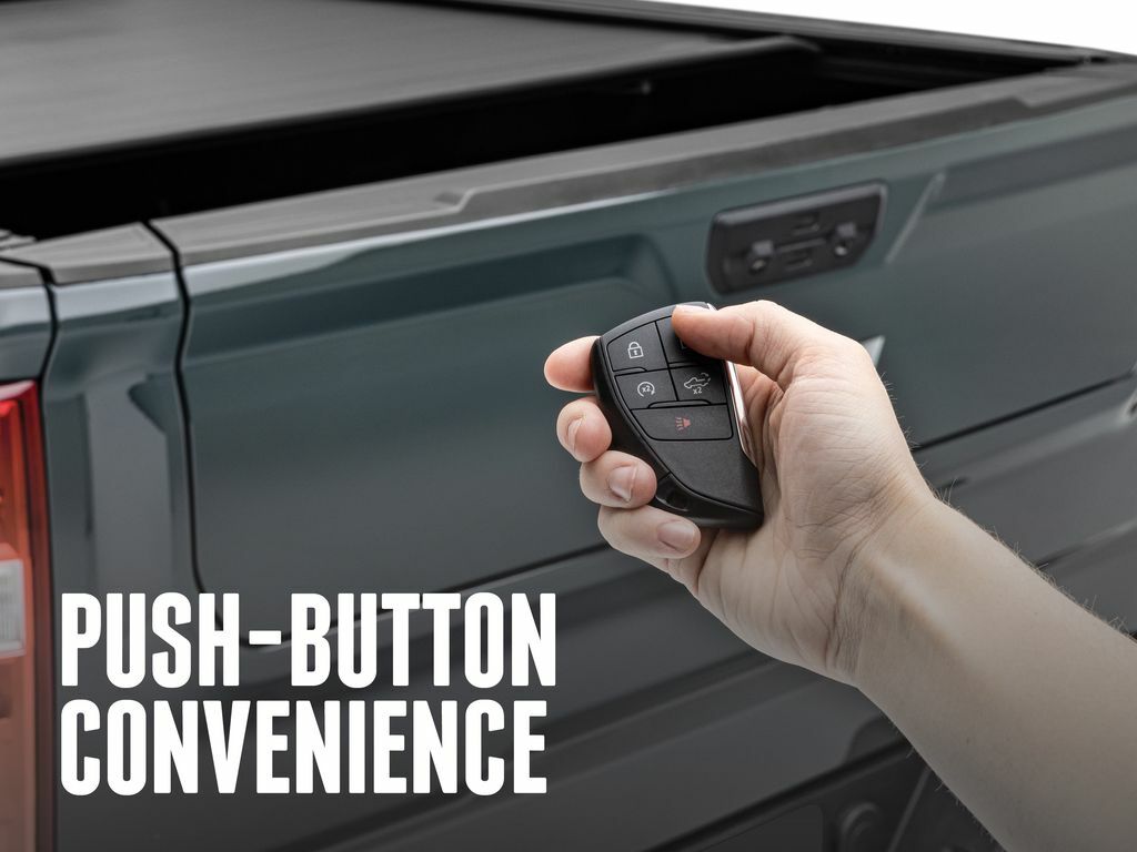 RealTruck - FlushFit Electric | ERC-4000 Retractable Truck Bed Cover - Tacoma 5' Bed - ERC40TO24A0