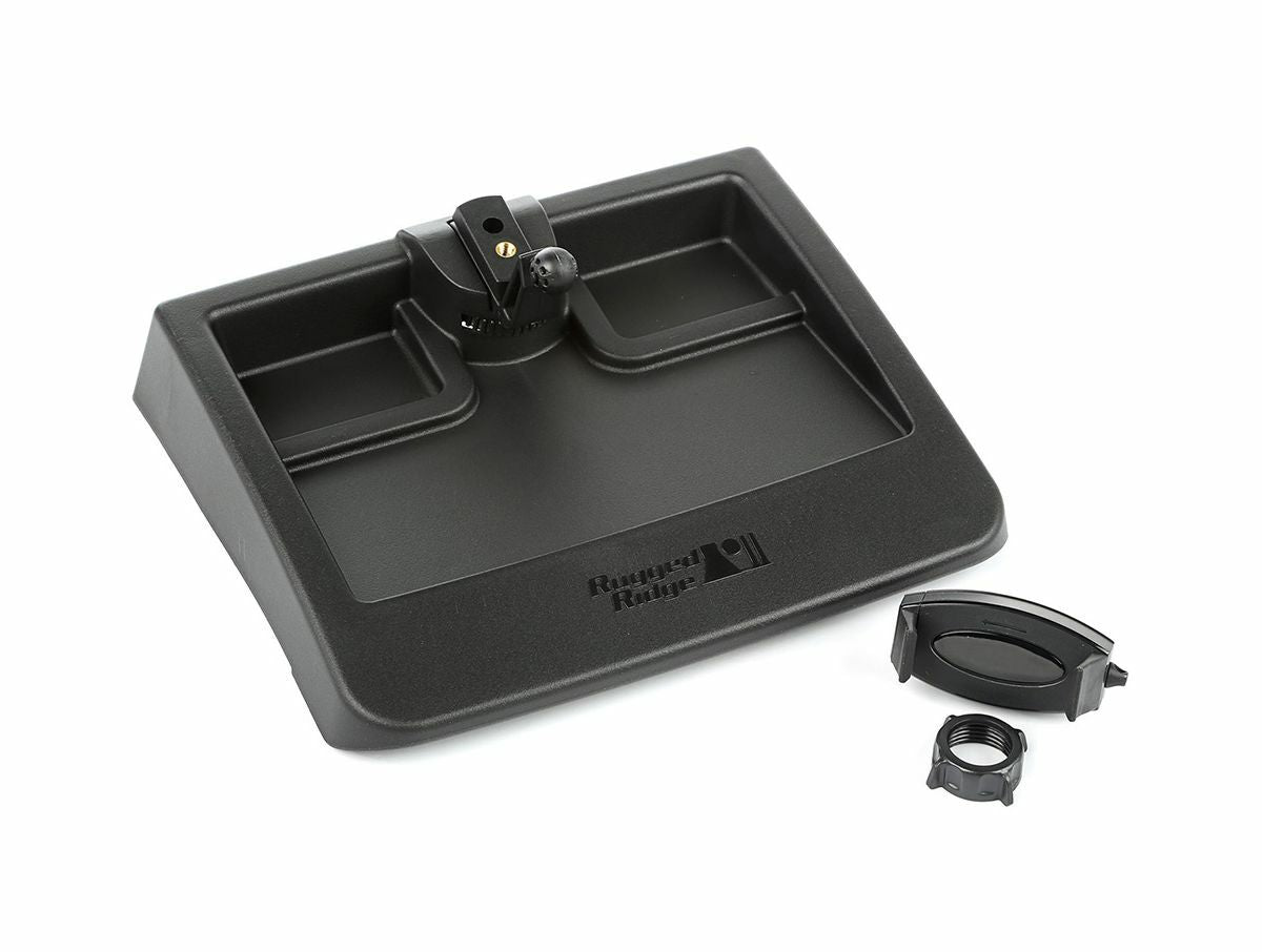 Rugged Ridge - DASH MOUNT POD W/WIRELESS CHRG;BLACK;JEEP - 13551.39