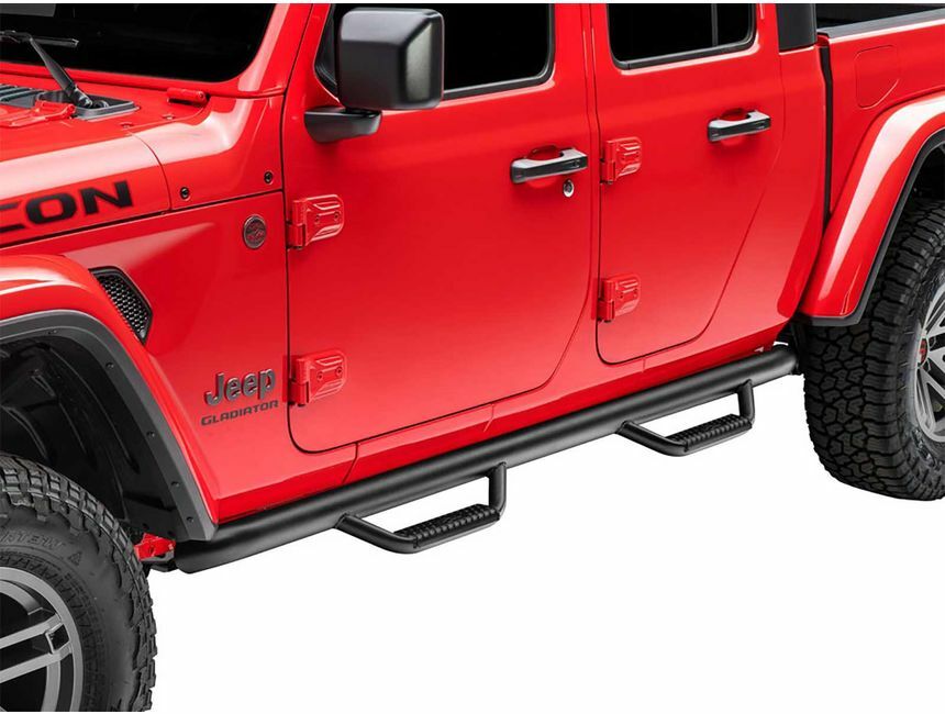 Rugged Ridge - Rugged Ridge 11596.12 Spartan Nerf Bar, Black; 2020-2021 Jeep Gladiator JT - 11596.12