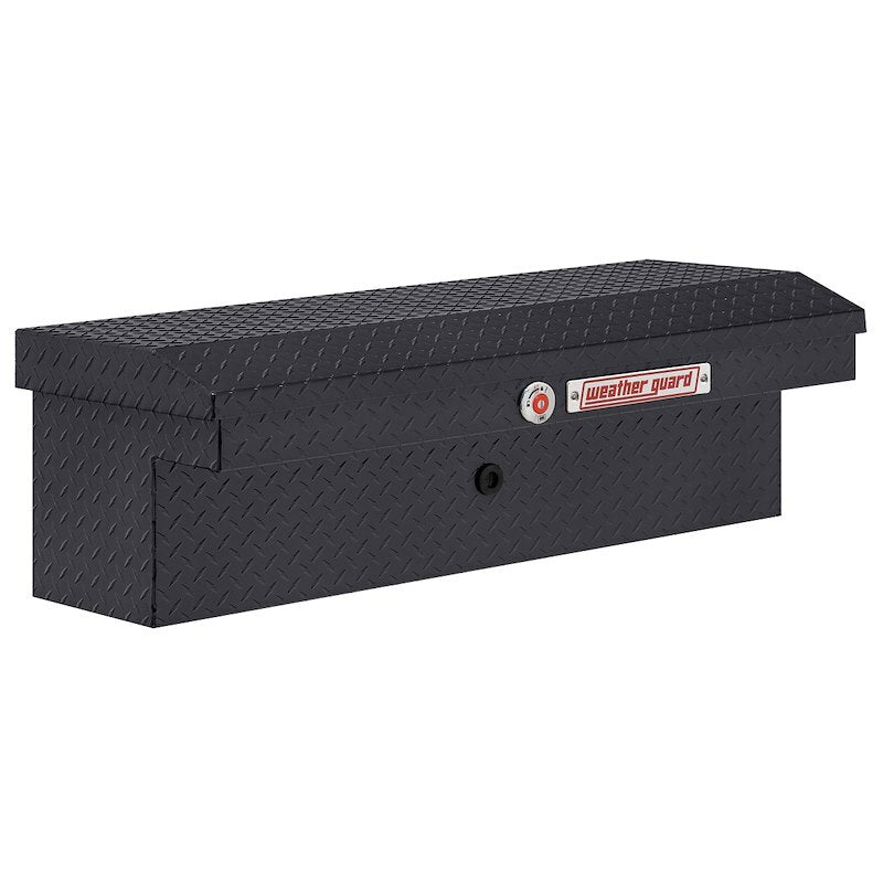 Weather Guard - Model 180-6-04 41in Low Profile Lo-Side Box, Aluminum, Gunmetal Gray, 3.0 cu ft - 180-6-04