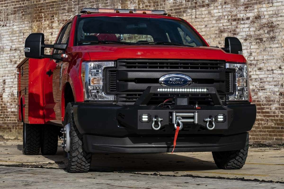 Rough Country - EXO Winch Mount Kit - Ford F-250 F-350 Super Duty 2WD 4WD (17-20) - 51004