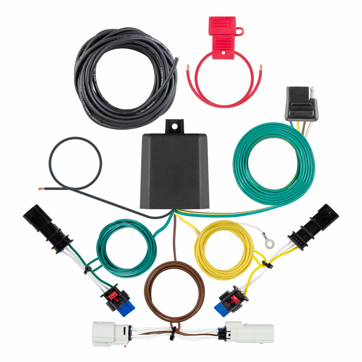 CURT 56542 Custom Wiring Harness, 4-Way Flat Output, Select Buick Envista