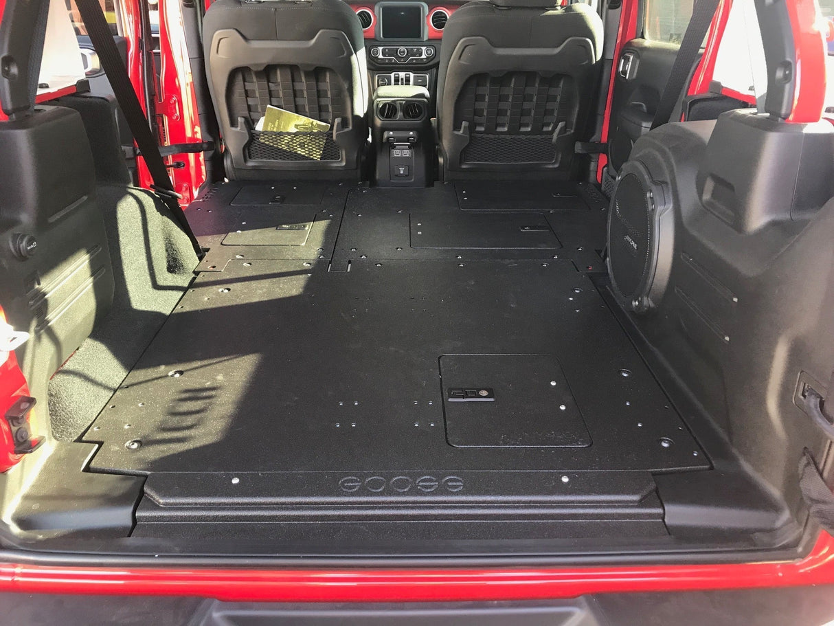 Jeep Wrangler 2018-2023 JLU 4 Door - Second Row Seat Delete Plate System