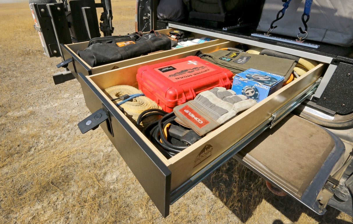 Stealth Sleep and Storage Package for Toyota Land Cruiser 1991-1997 80 Series - 43-3/8" W x 8" H x 40" D