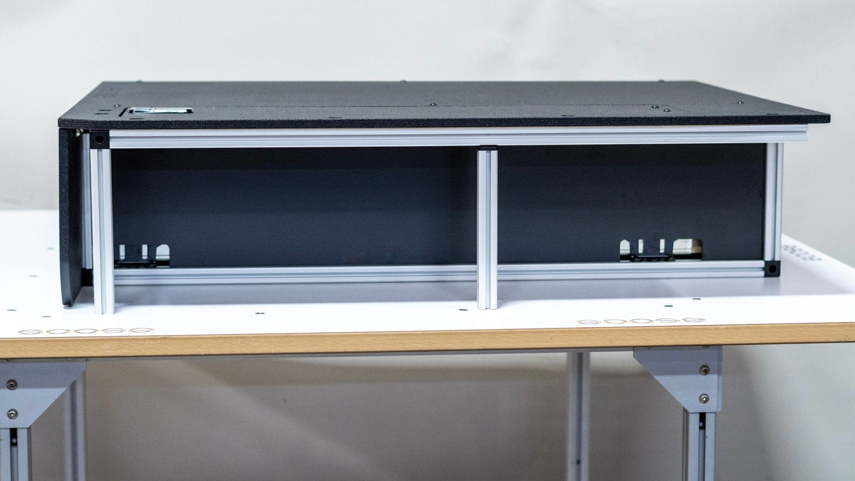 Toyota Land Cruiser 1980-1989 60 Series - Side x Side Drawer Module with Fitted Top Plate - 41 3/8"W x 9-1/2"H x 40"D