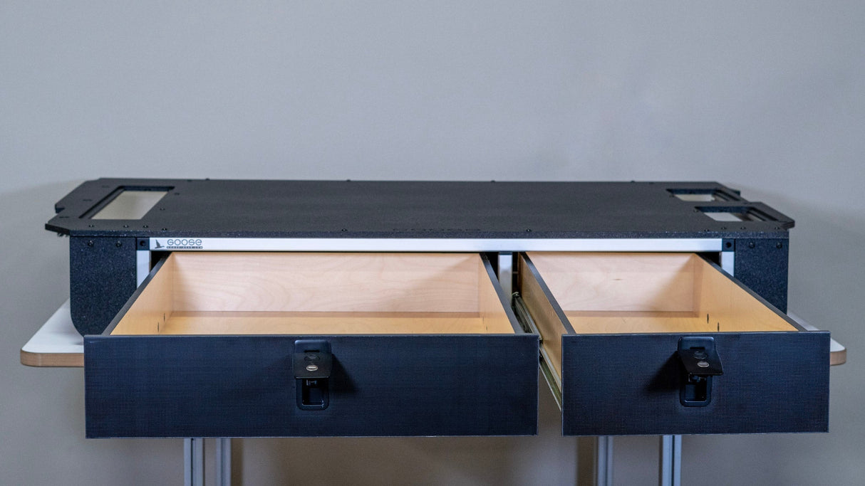 Toyota Land Cruiser 1998-2007 100 Series - Side x Side Drawer Module with Fitted Top Plate