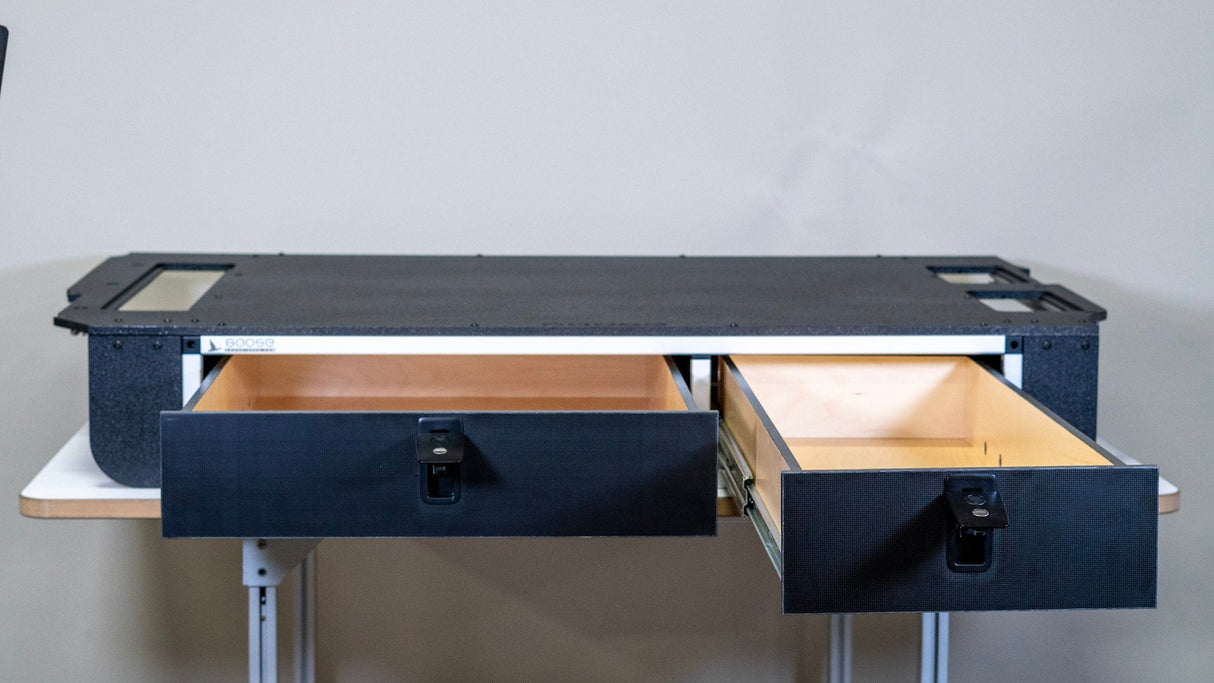 Toyota Land Cruiser 1998-2007 100 Series - Side x Side Drawer Module with Fitted Top Plate