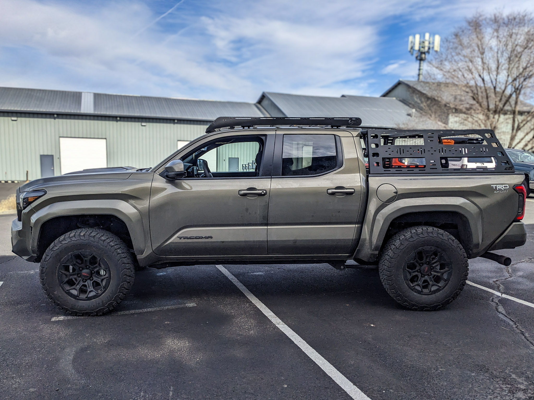 2026 Toyota Tacoma - Prinsu Platform Rack,  Prinsu Bed Rack (Roof Height)