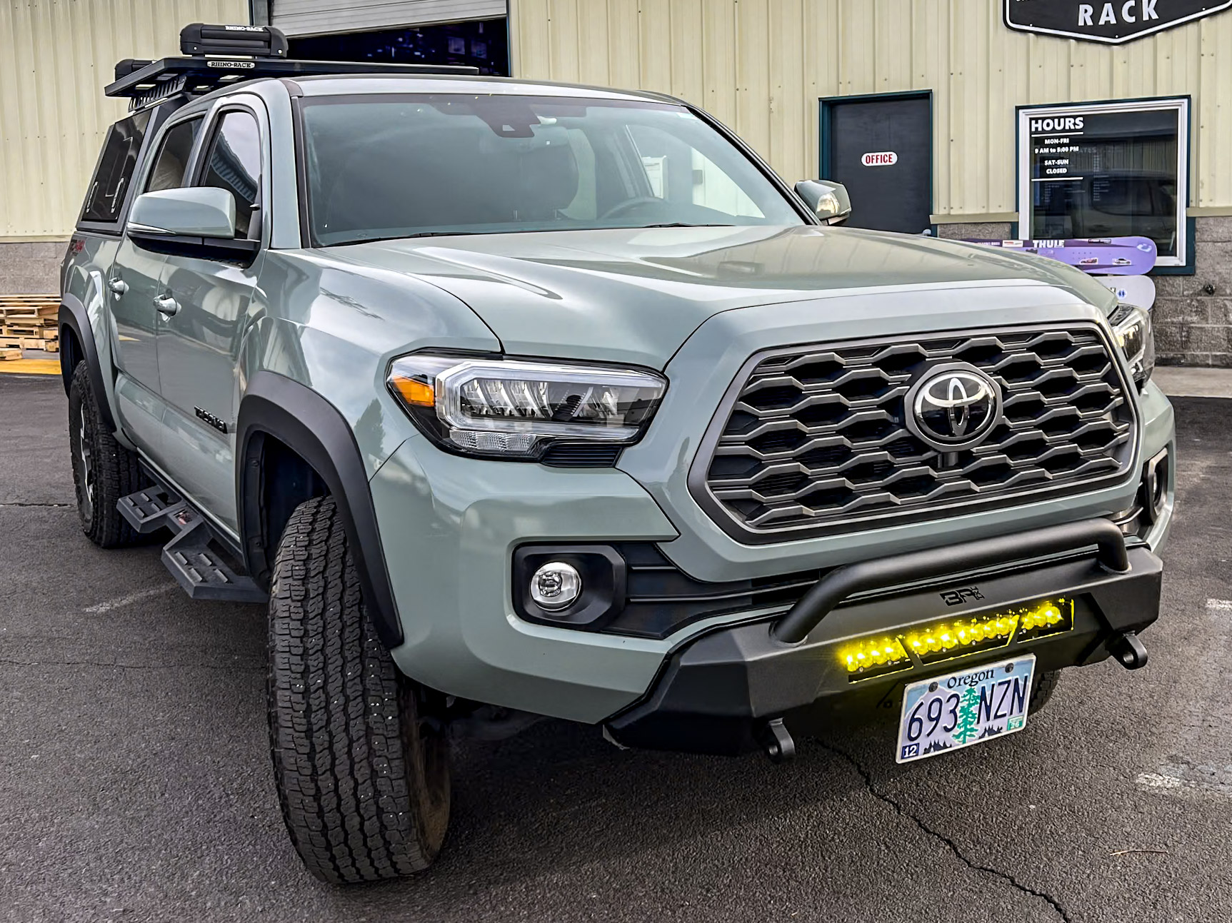 2023 Toyota Tacoma - Front Bumper and Lighting - Body Armor 4x4 / Baja Designs