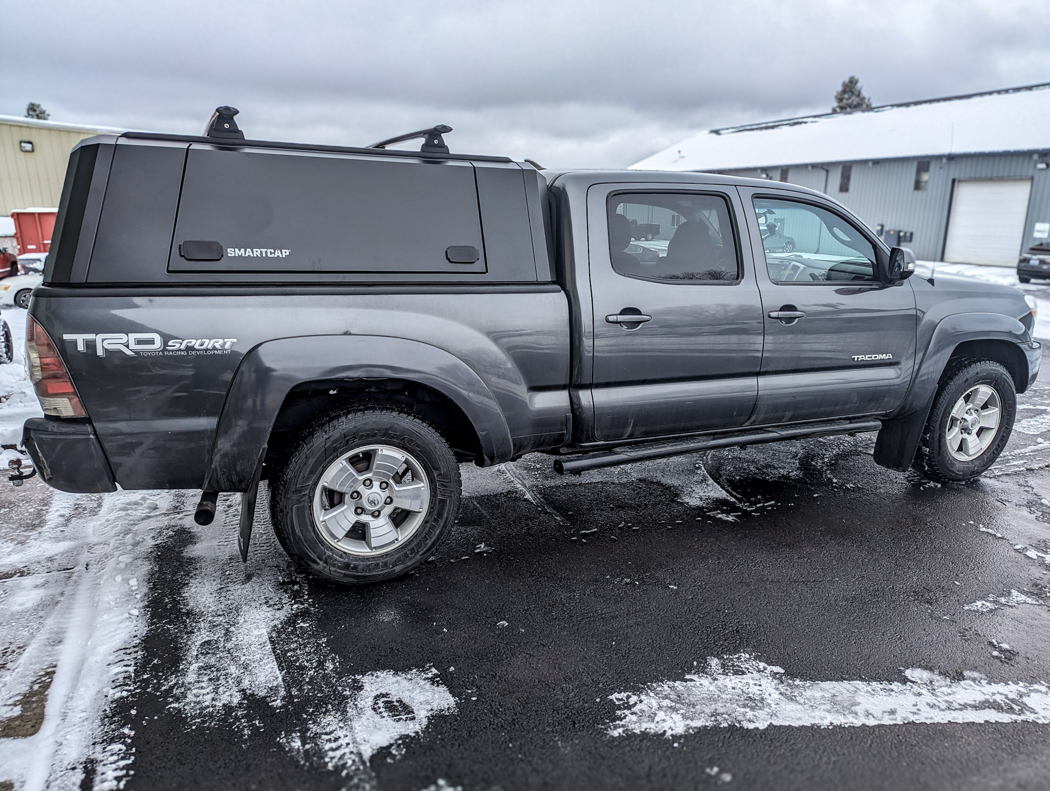 2014 Toyota Tacoma - RSI Canopy, Crossbars and Storage Bins - RSI SmartCap Adventure, RSI Storage Bins and RhinoRack Crossbars