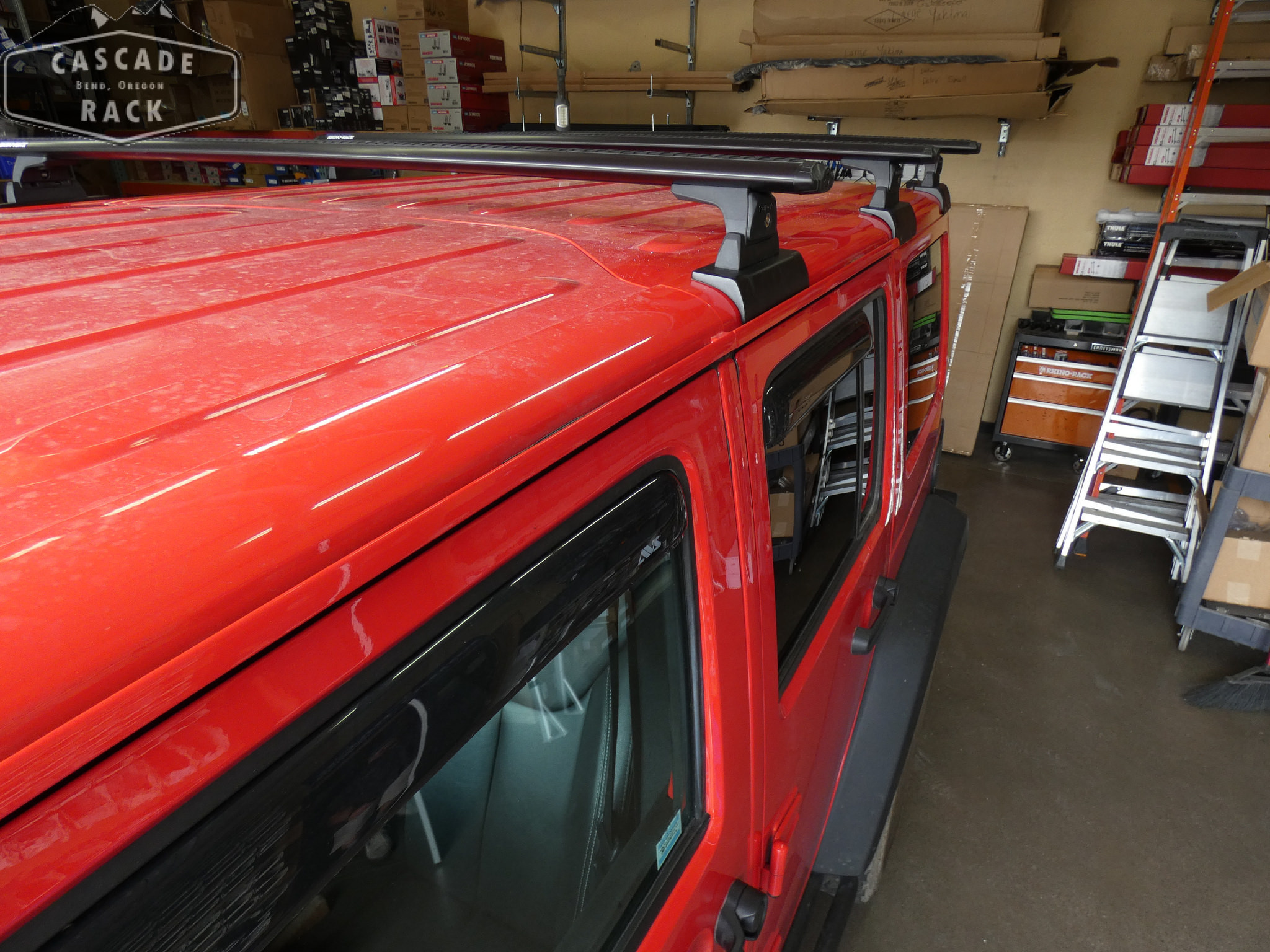 2017 Jeep 4 Door Wrangler - Rhino Rack Backbone 3 Bar System