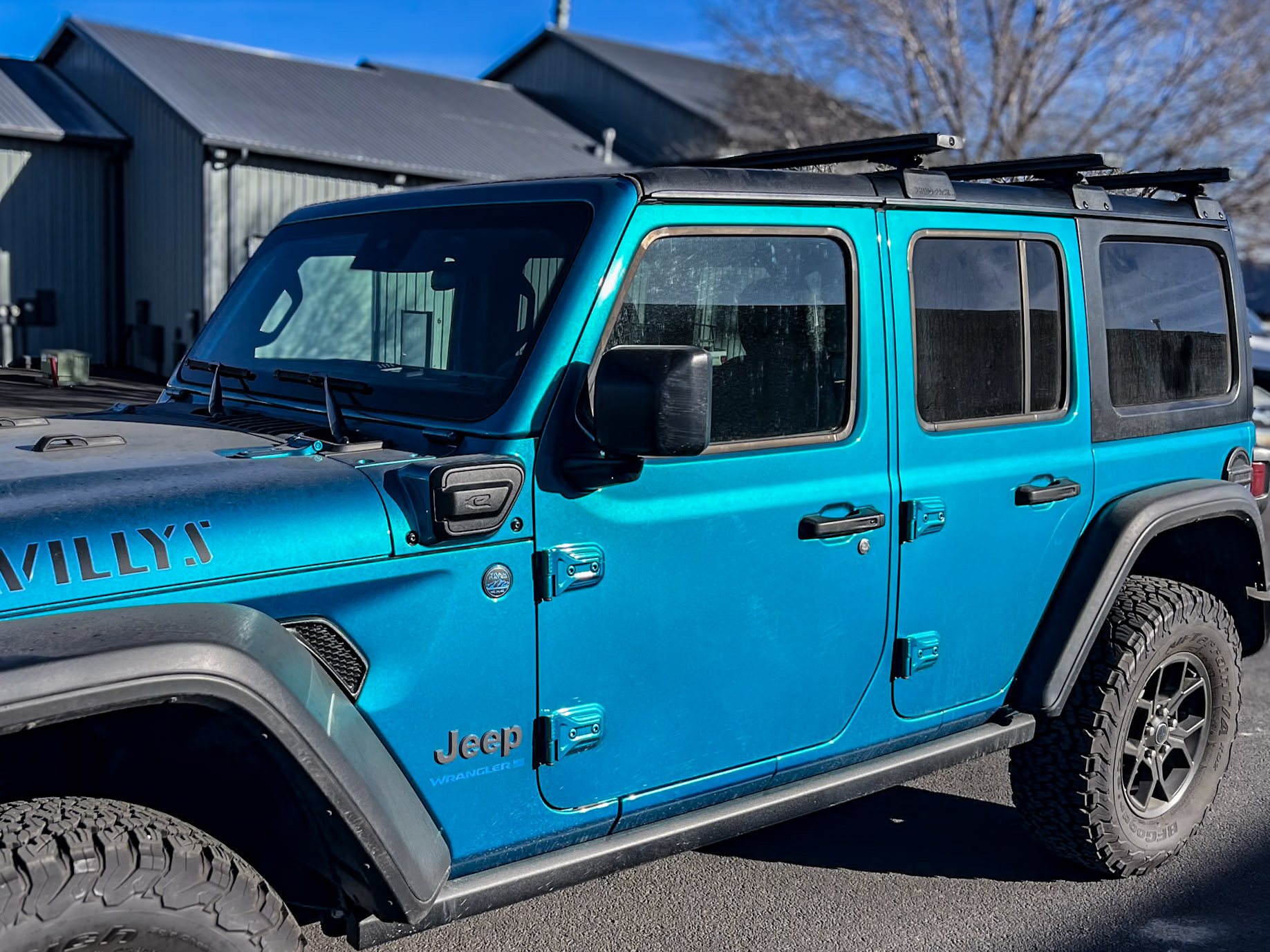 2024 Jeep Wrangler JL - Roof Rack - Rhino Rack Backbone and Recon Decked Crossbars