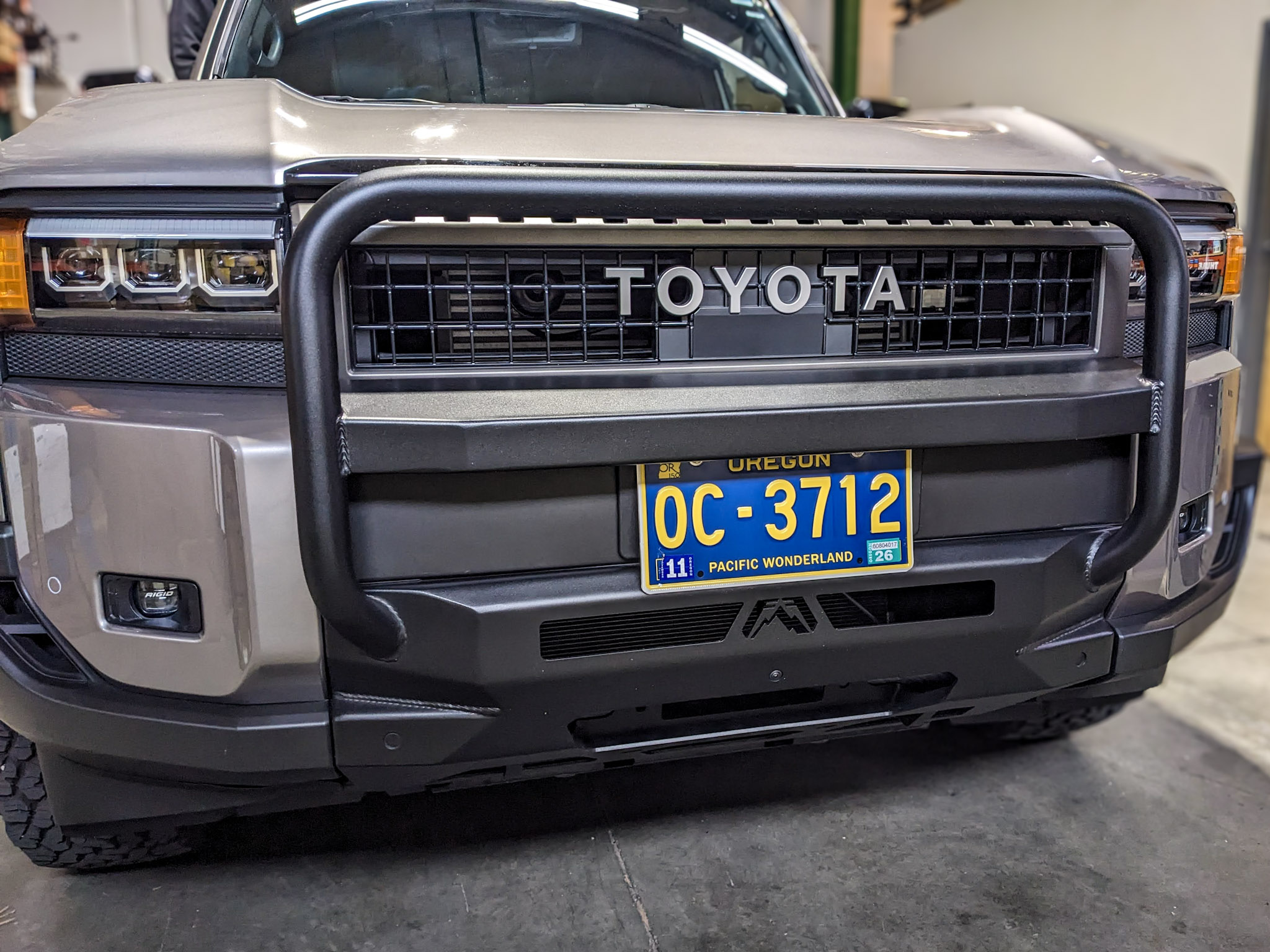 2024 Toyota Land Cruiser - Bumper, Roof Rack, and Light bar - Fab Fours Bumper, Prinsu Rack, and Baja Designs Light Bar