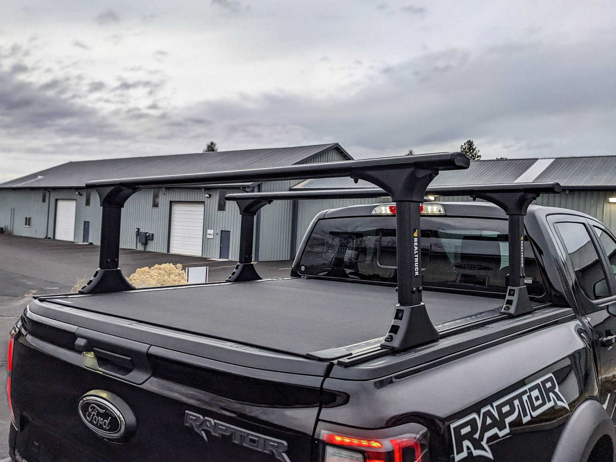 2025 Ford Ranger Raptor - Bak Industries Revolver X4TS, Truxedo Elevate Bed Rack