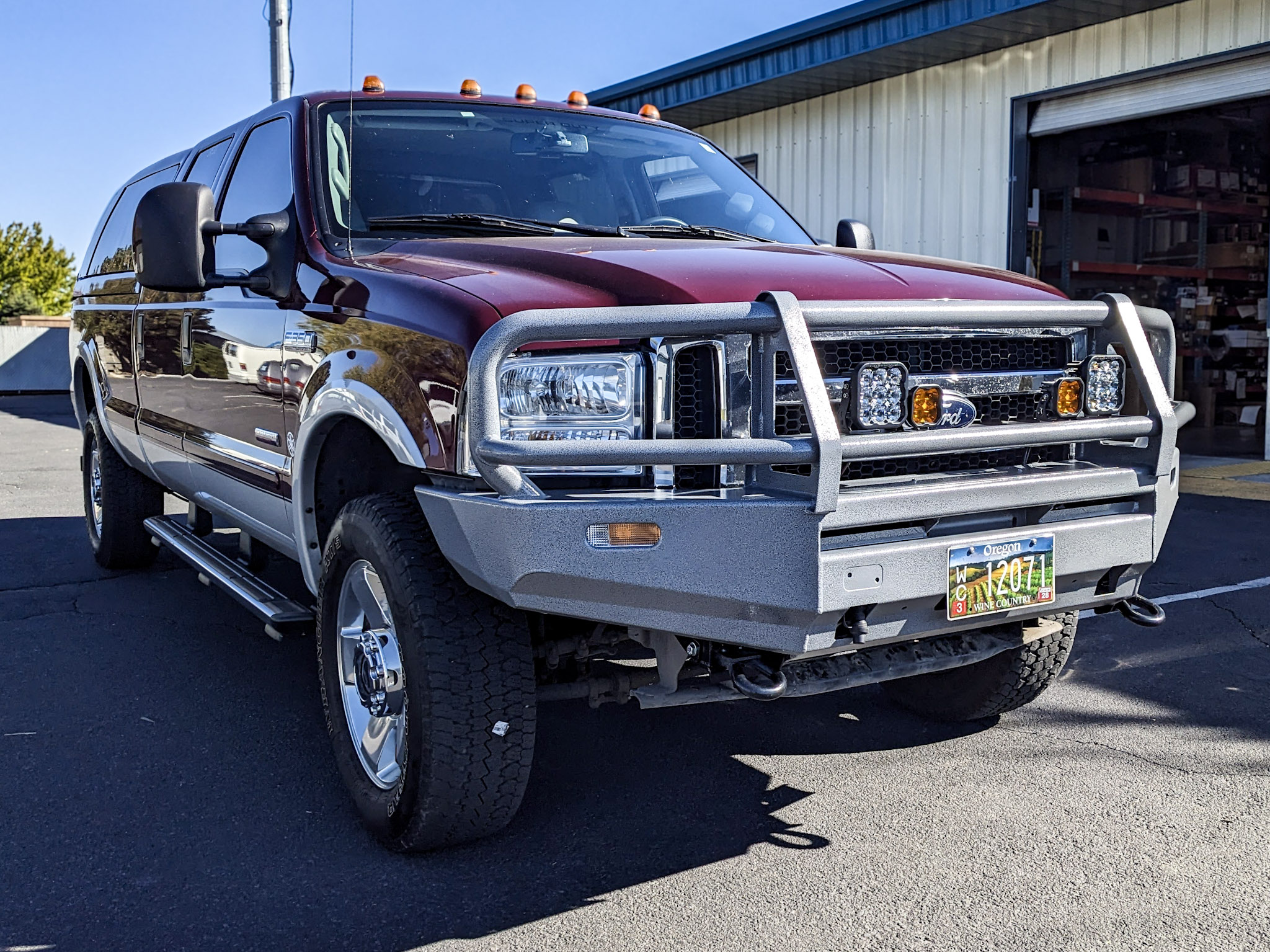 2006 Ford F350 - Diode Dynamics SS5 LED Pod Sport White Driving, Diode Dynamics SS3 Sport ABL Yellow SAE Fog Standard, ARB Deluxe Front Bumper