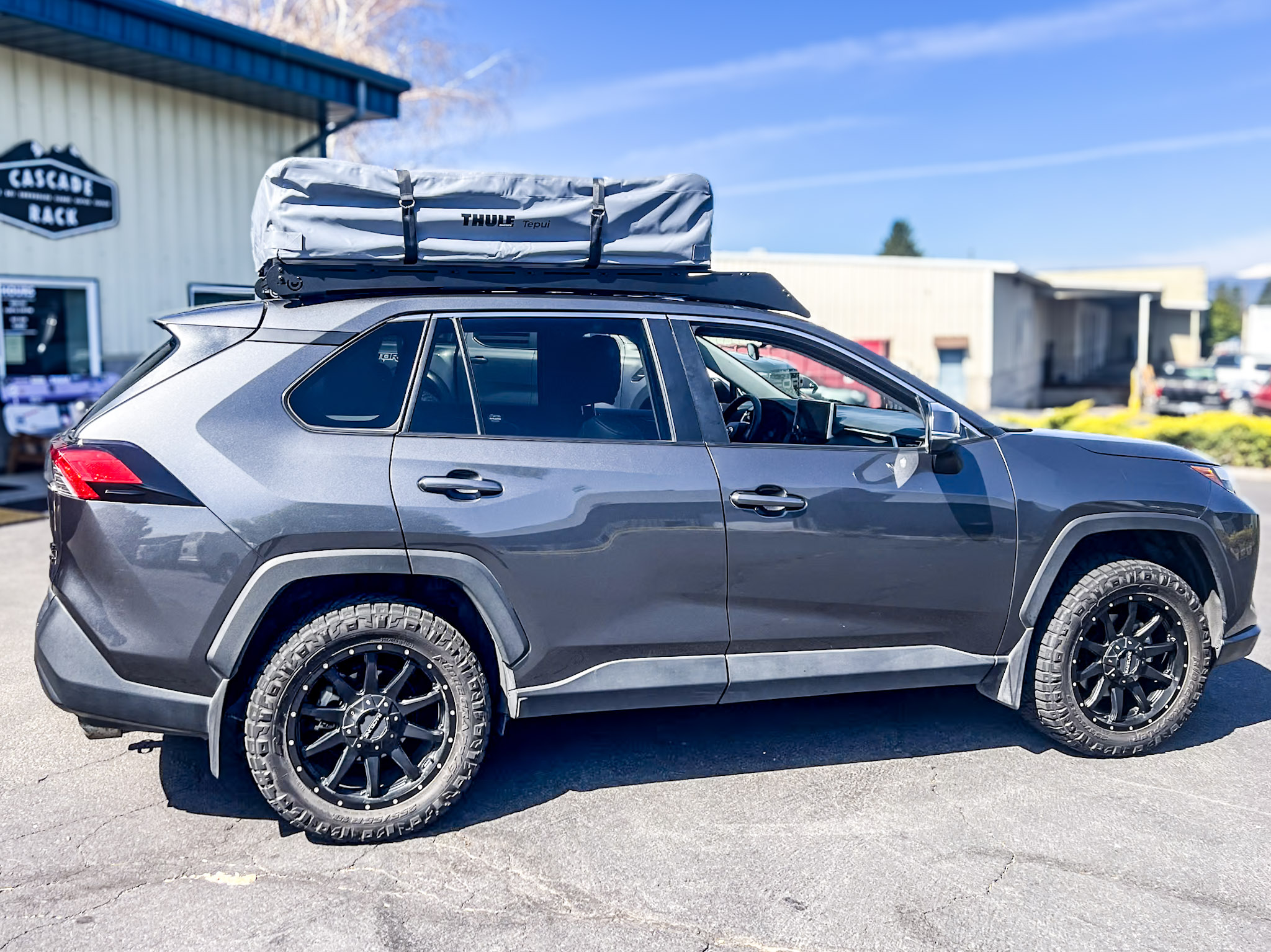2023 Toyota Rav4 - Roof Rack and Roof Top Tent - Prinsu Pro Roof Rack and Thule Tepui Explorer Kukenam 3