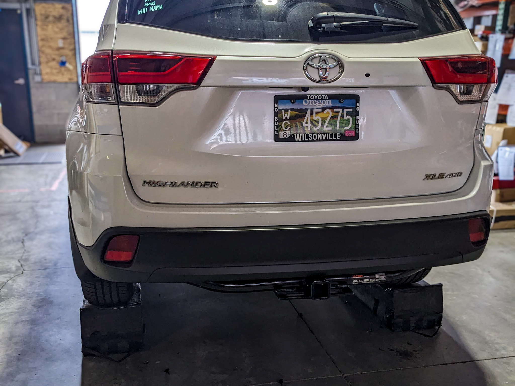 2019 Toyota Highlander - Trailer Hitch - Curt Class 3 Hitch