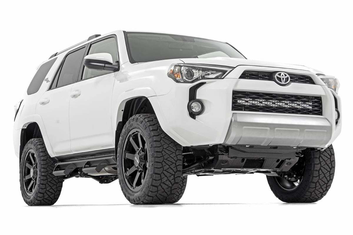 Rough Country - LED Light Kit - Bumper Mount - 30" Black Dual Row - Toyota 4Runner (14-20) - 70786