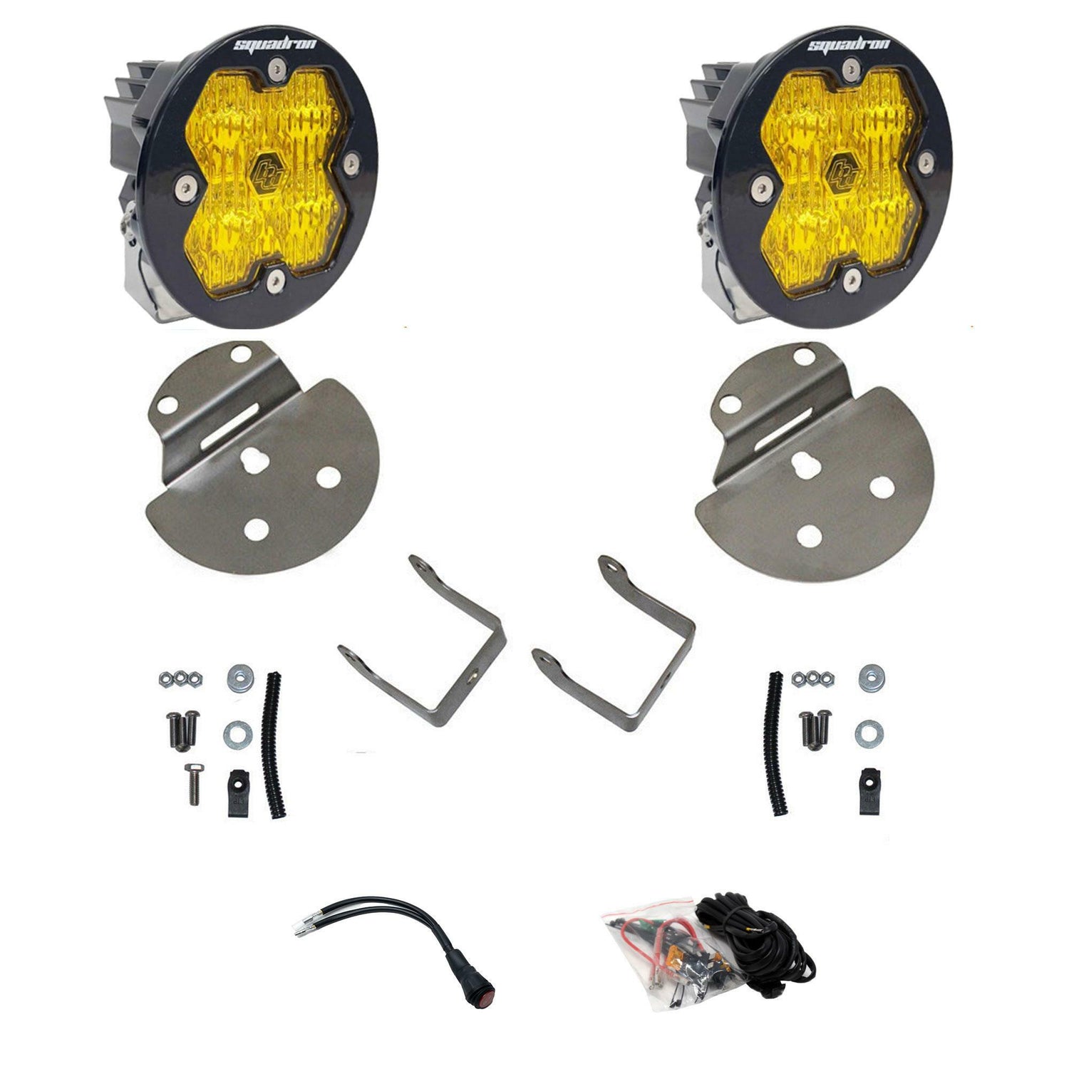Baja Designs - 44-0073 Squadron-R 2.0 Sport Fog Pocket Light Kit