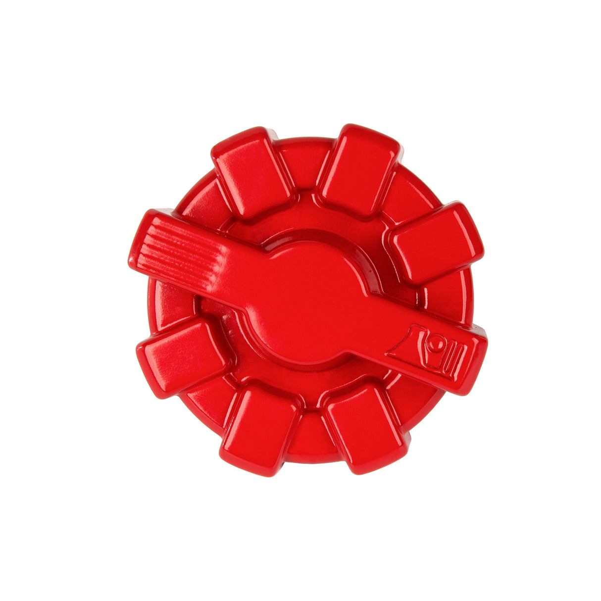 Elite Fuel Cap, Aluminum, Red; 01-21 Jeep Wrangler, Gladiator TJ/LJ/JK/JKU/JL/JT