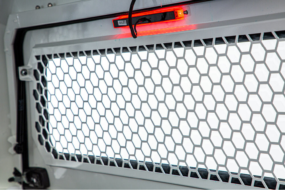 RSI SmartCap - Rear Window Security Screen, Mid-Size EVO, EVOa, and EVOc Applications, SmartCap Fits Caps w/Serial Number's beginning with a date (DDMMYY) after 010422 and ending with MB, WH, or SA - SA1015