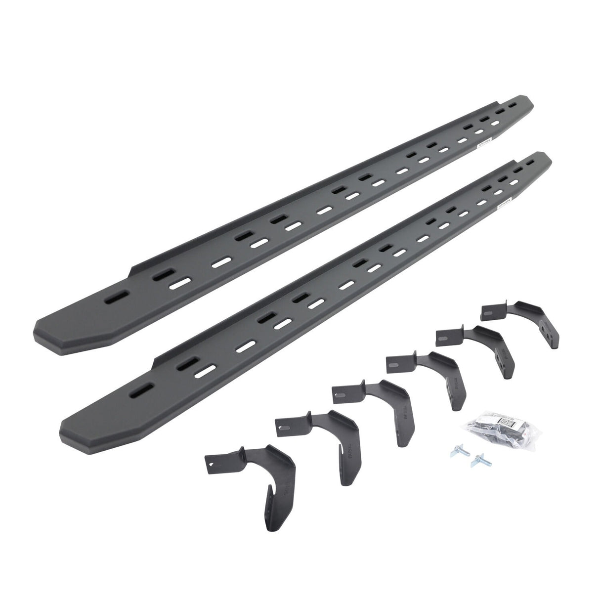 Go Rhino 69634680SPC - RB30 Slim Line Running Boards with Mounting Bracket Kit - Textured Black