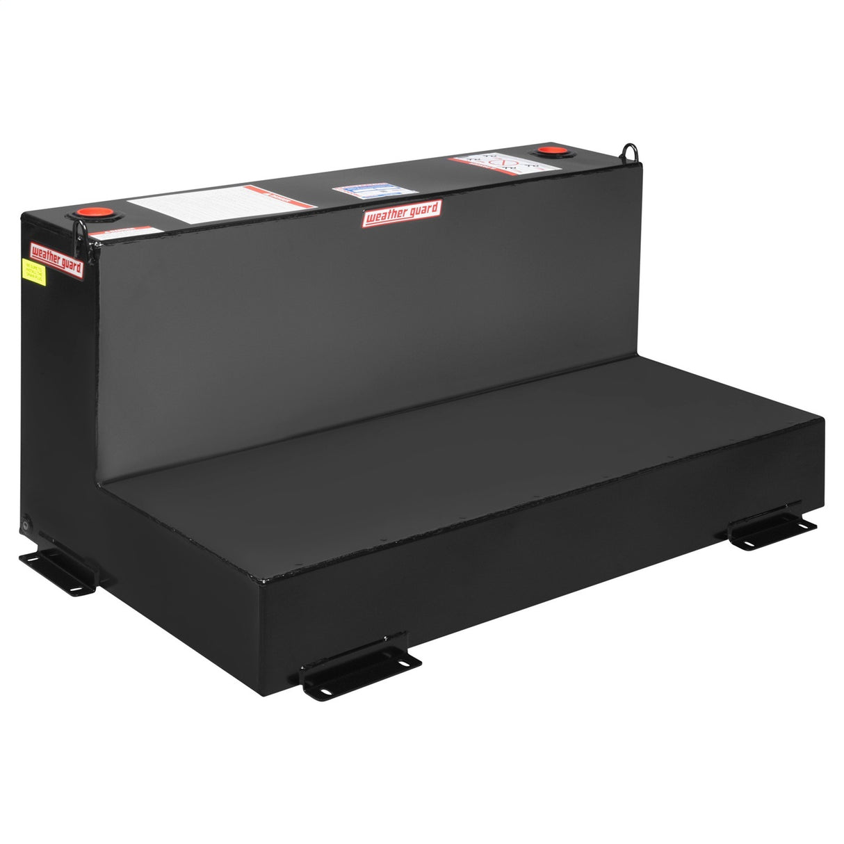 Weather Guard - Transfer Tank, L-Shape, 90 Gallon - Steel, Gloss Black Finish - 354-5-02