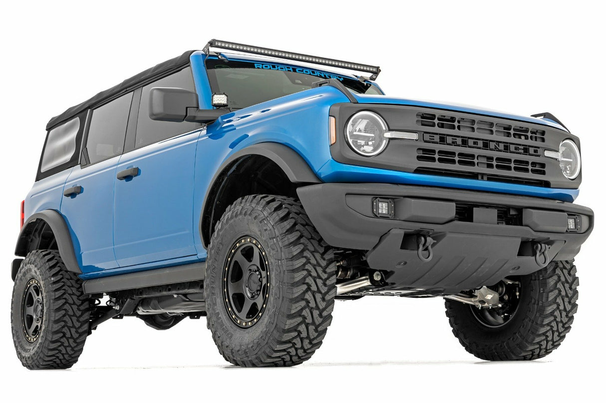 Rough Country - LED Light Kit - Upper Windshield - 50" Spectrum Single Row - Ford Bronco (21-23) - 82043