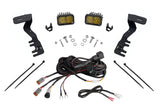 Diode Dynamics - Stage Series 2in LED Ditch Light Kit for 2024+ Toyota Tacoma, Pro Yellow Combo - DD7937