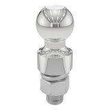 Curt - 2" Trailer Ball (1" x 2-1/8" Shank, 1" Rise, 6,000 lbs., Chrome) - 40033