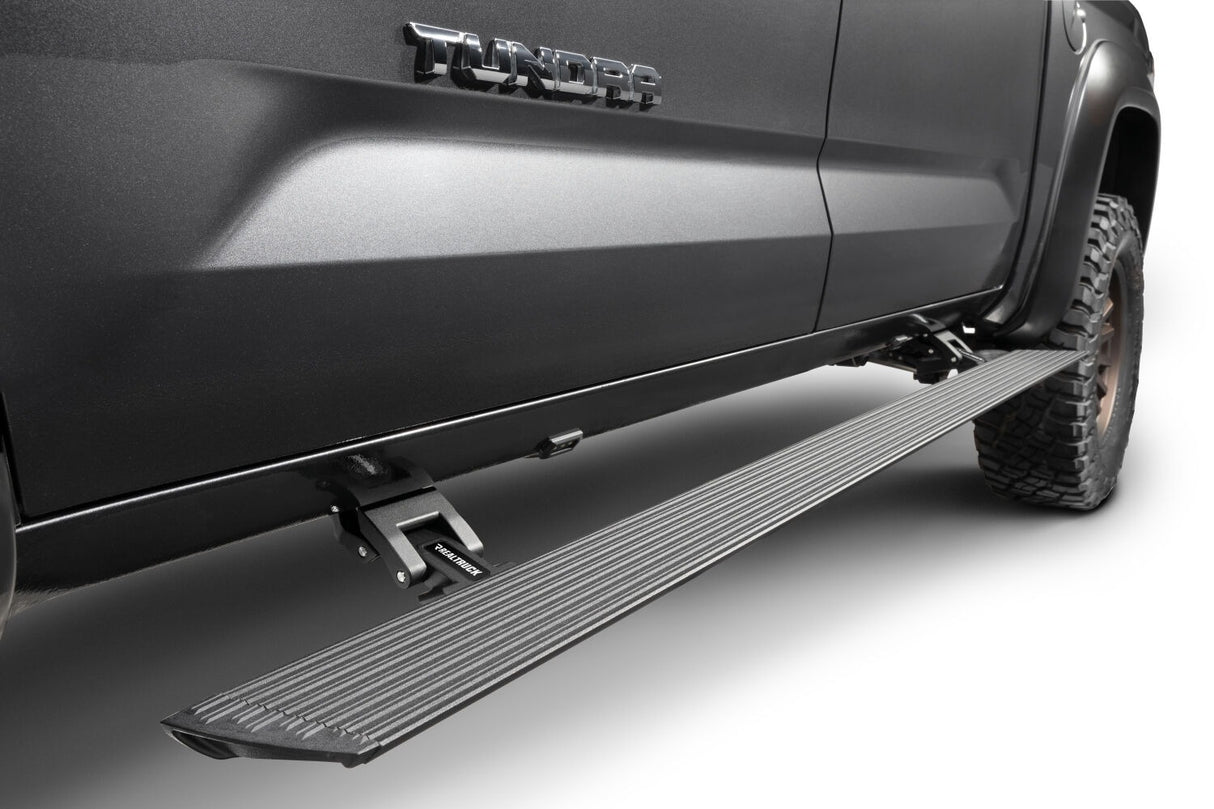 Go Rhino 20443587PC - E1 Electric Running Boards With Mounting Brackets - Textured Black