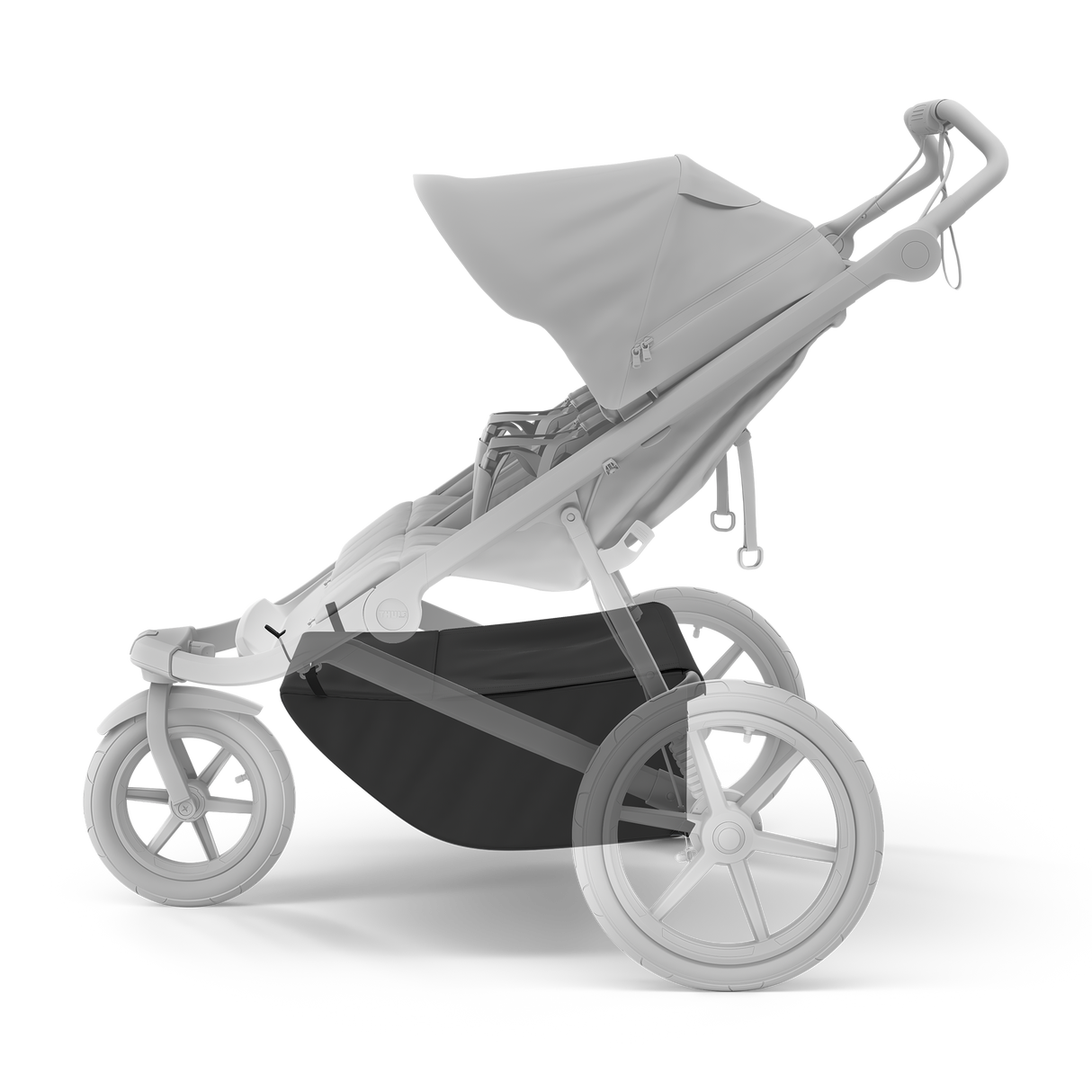 Thule - Urban Glide Double Stroller Extended Cargo Basket - Black - 20110779