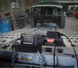 Warn - 1000 AC 120V 1,000lbs Metal Rope Electric Winch - 80010