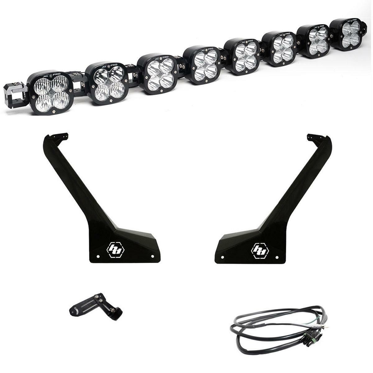 Baja Designs - 44-7893-UP Jeep JL/JT 8XL Linkable Roof Mount Light Kit