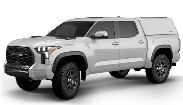 RSI SmartCap - Tundra Truck Bed Cap EVOh Hatchback OEM White For 22-26 Toyota Tundra 5.5 Foot Short Bed - EH1310-WH