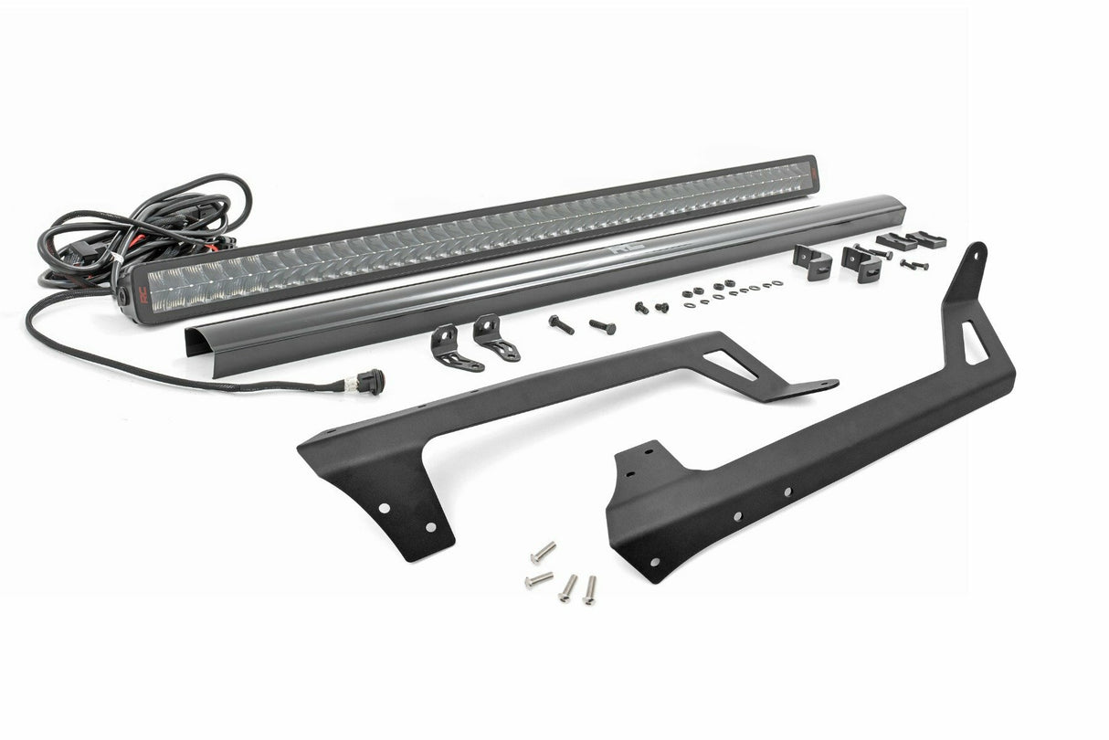 Rough Country - LED Light Kit - Windshield Mount - 50" Spectrum Dual Row - Jeep Wrangler JK (07-18) - 80504